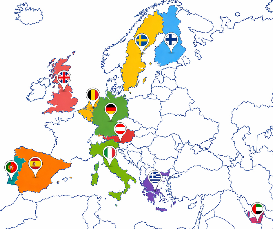 Collaboration footprint map
